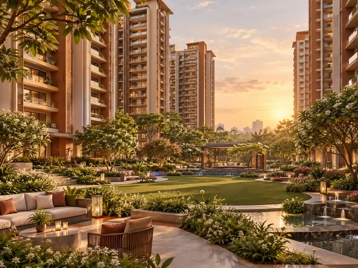 Landscaped residential community project